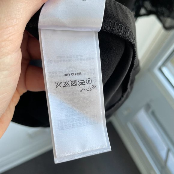 Ralph Lauren black sequin dress with bat wing sleeves - Picture 7 of 8